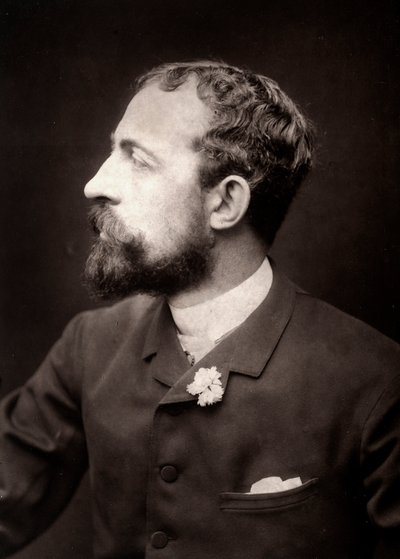 Portrait of Théobald Chartran on the occasion of the Salon of Paris, 1885 by French Photographer